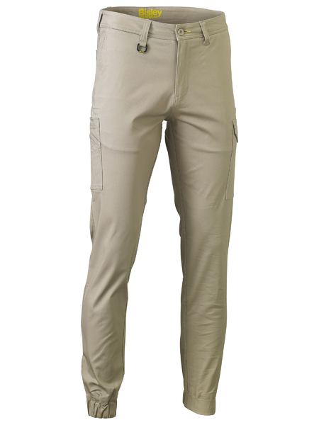 Connect Civil Works | Stretch Cotton Drill Cargo Cuffed Pants