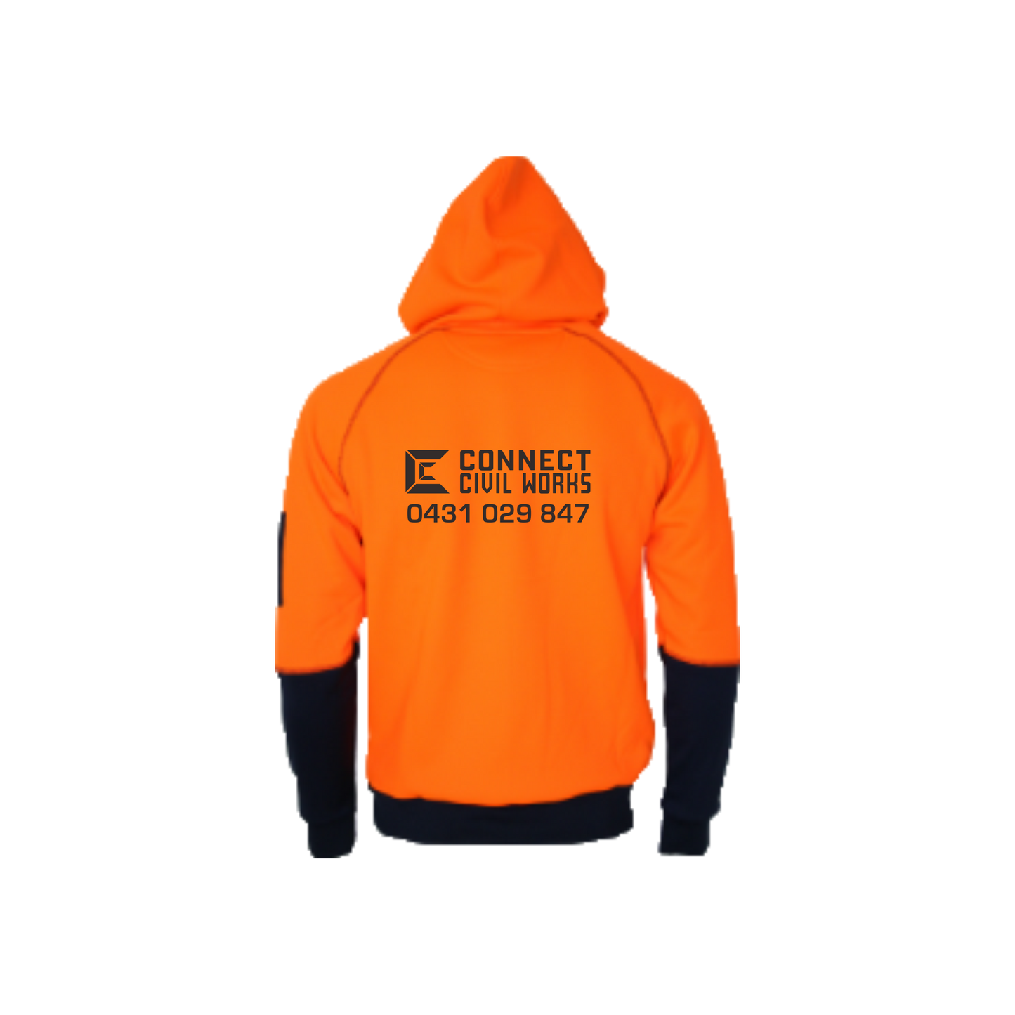 Connect Civil Works | HiVis Softshell Hoodie