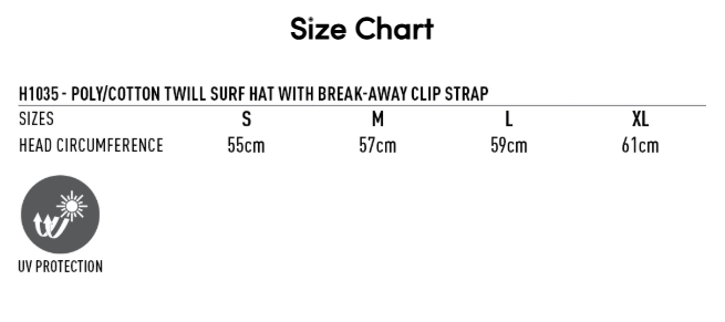 BLUE LAGOON | Surf Hat With Breakaway Strap