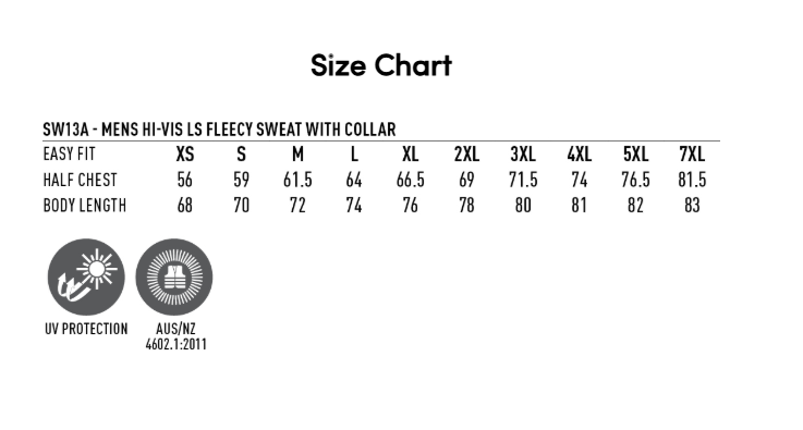 Neild & Co. | HI-Vis Long Sleeve Fleece Sweater
