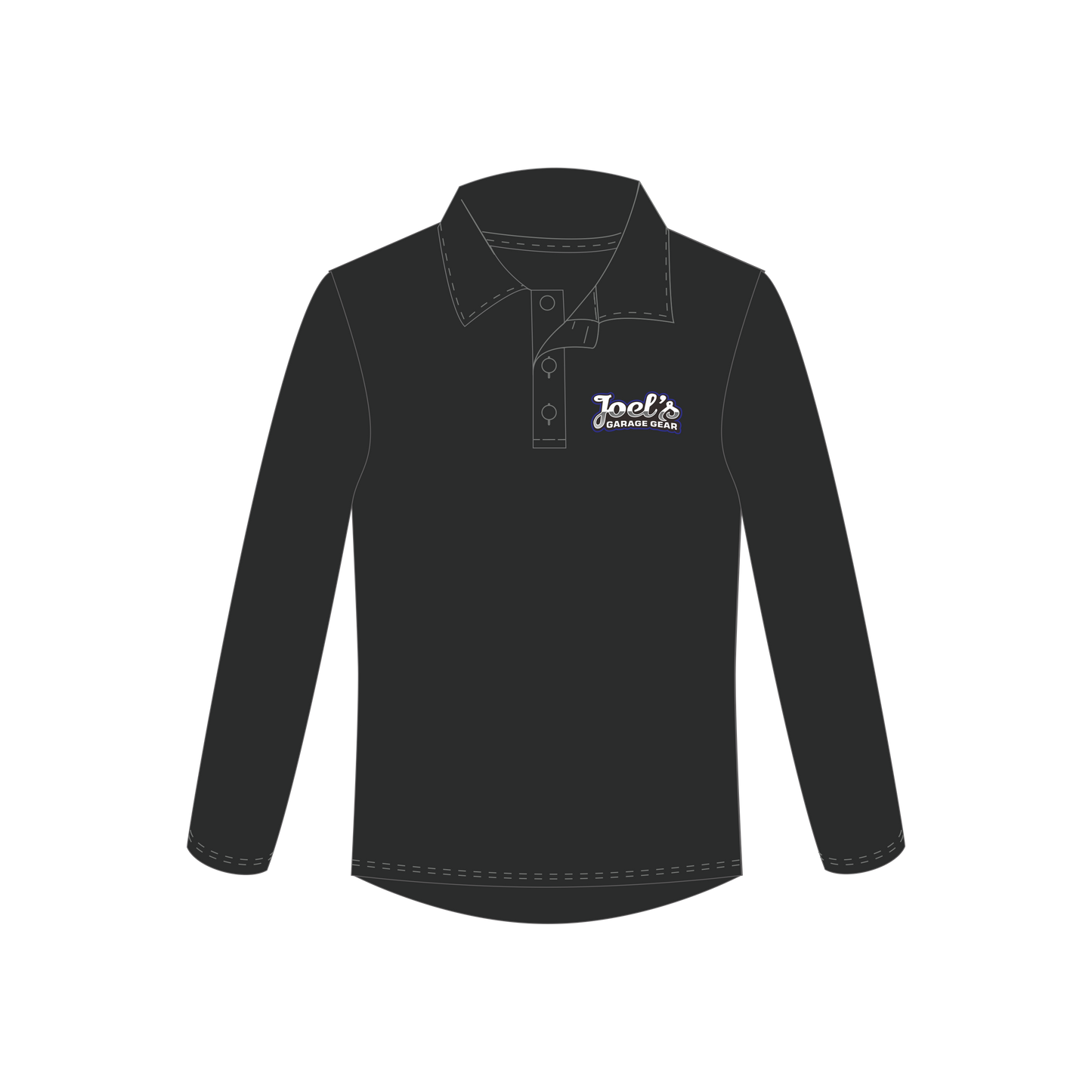 JOEL'S GARAGE GEAR | Long Sleeve Staff Polo