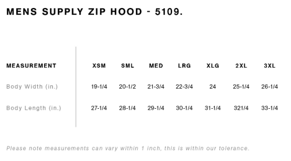 Indigo ELC | Supply Zip Hood