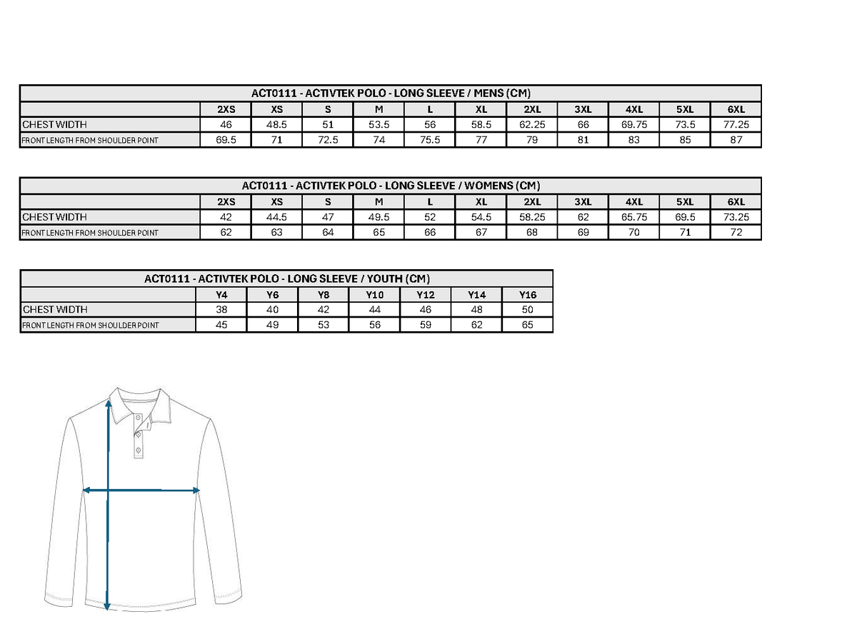 Thriv3 | Pool Lifeguard LS Polo