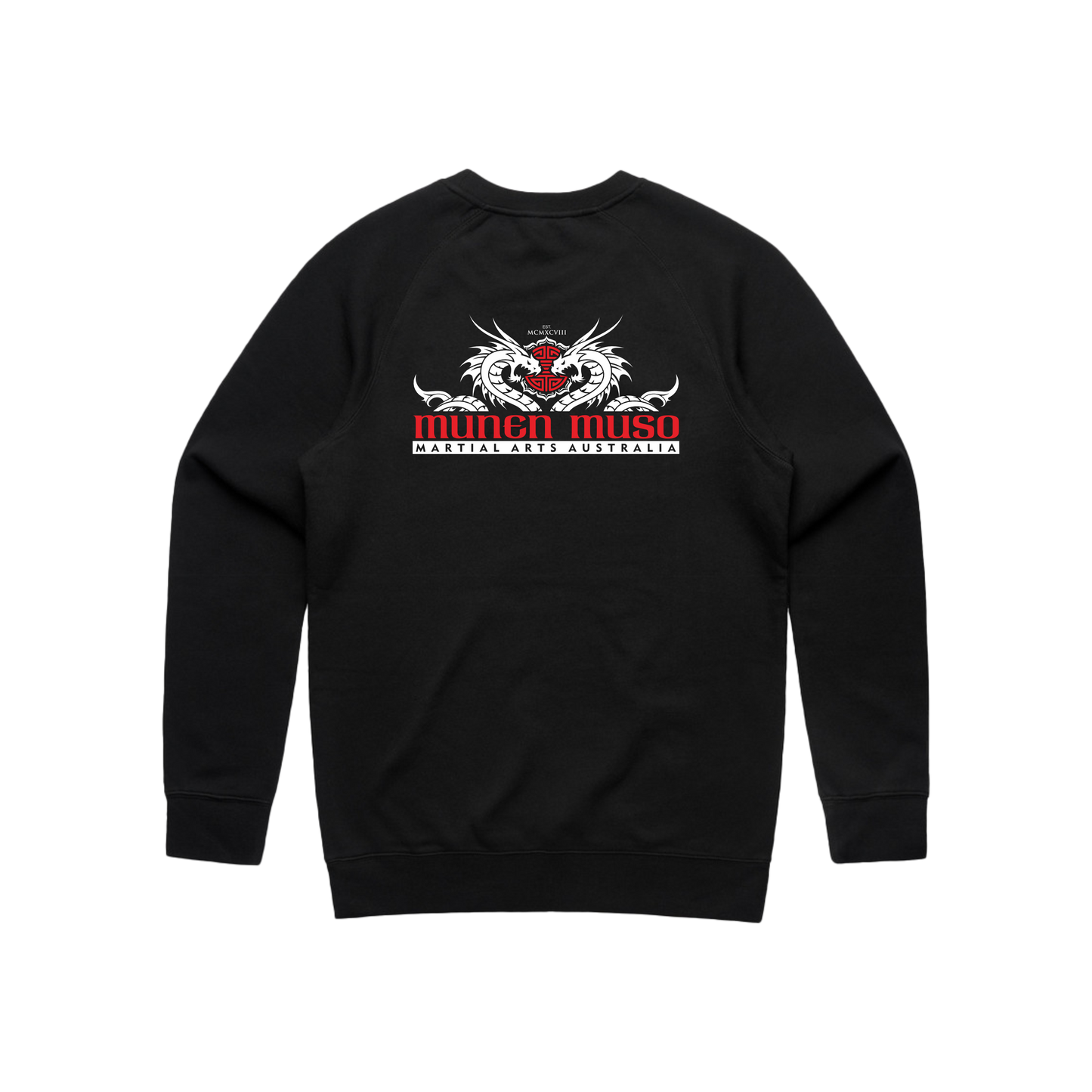 Munen Muso | Crew Sweater Front Logo