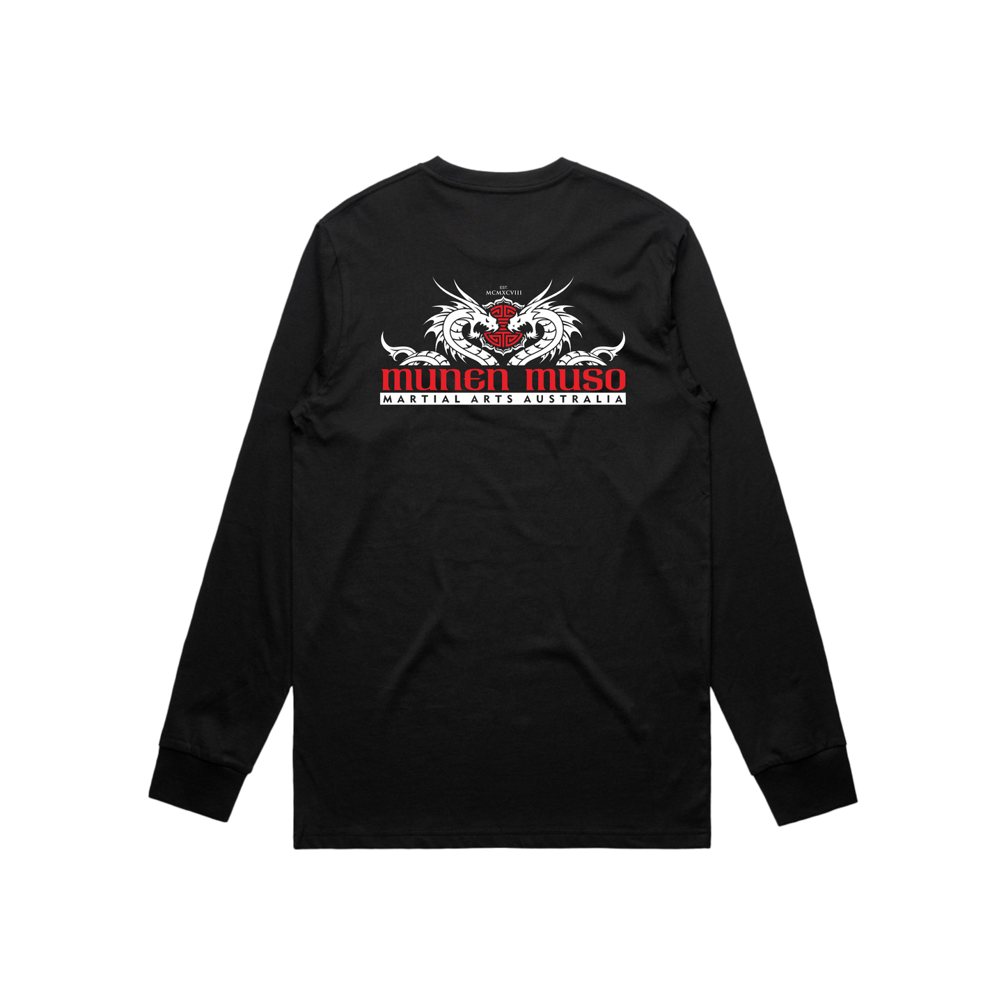 Munen Muso | Long Sleeve Front Logo Tee