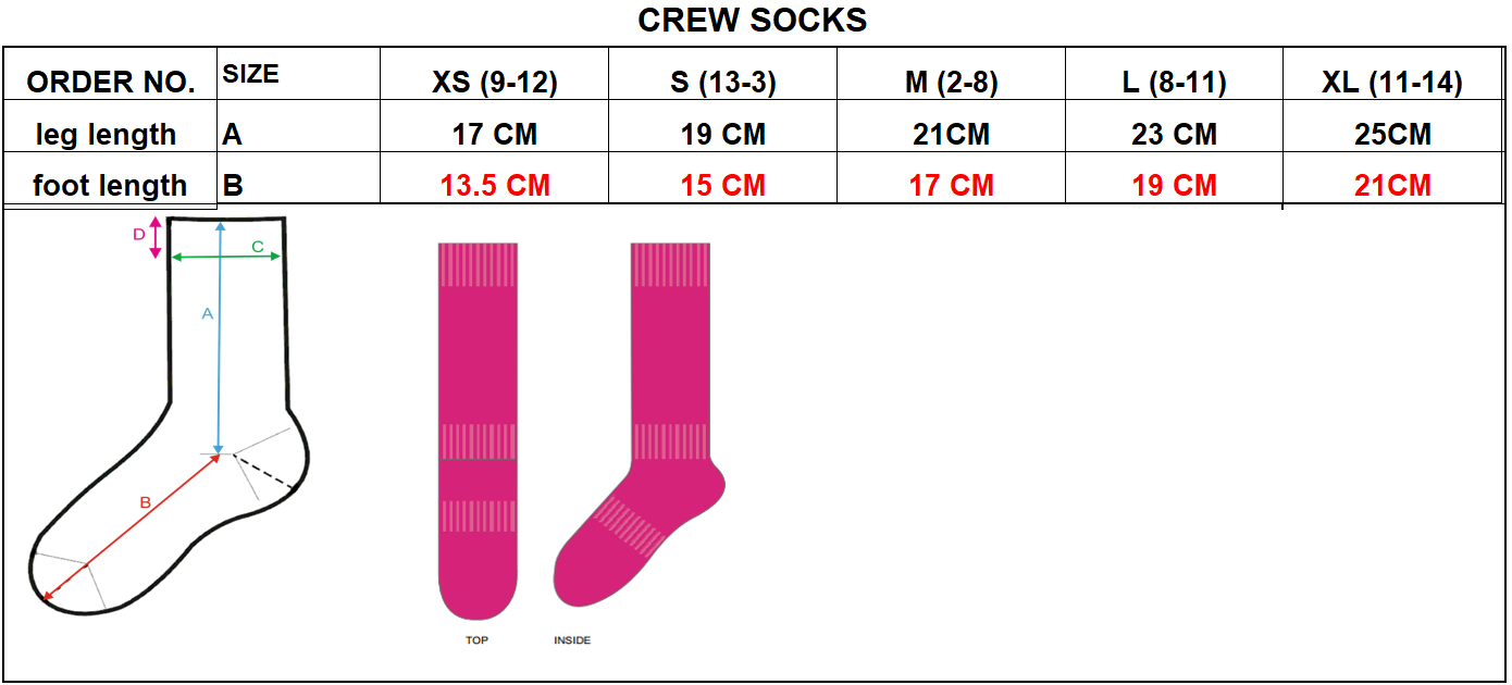 Westfield Sports High School - TSP | Crew Grip Socks