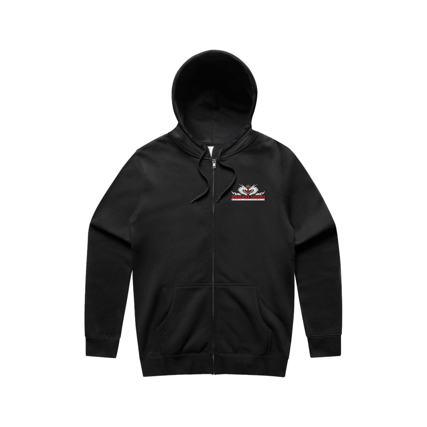 Munen Muso | Zip Hoodie Front Logo