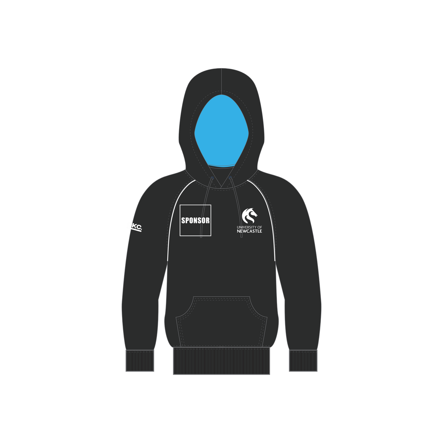 Newcastle UNI - NUSport - CLUBS | Activtek Hybrid Hoodie
