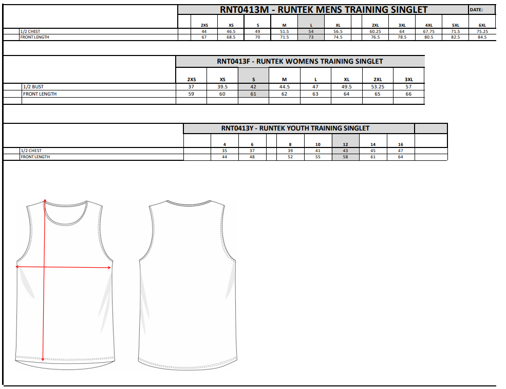 COOGEE DOLPHINS | Training Singlet