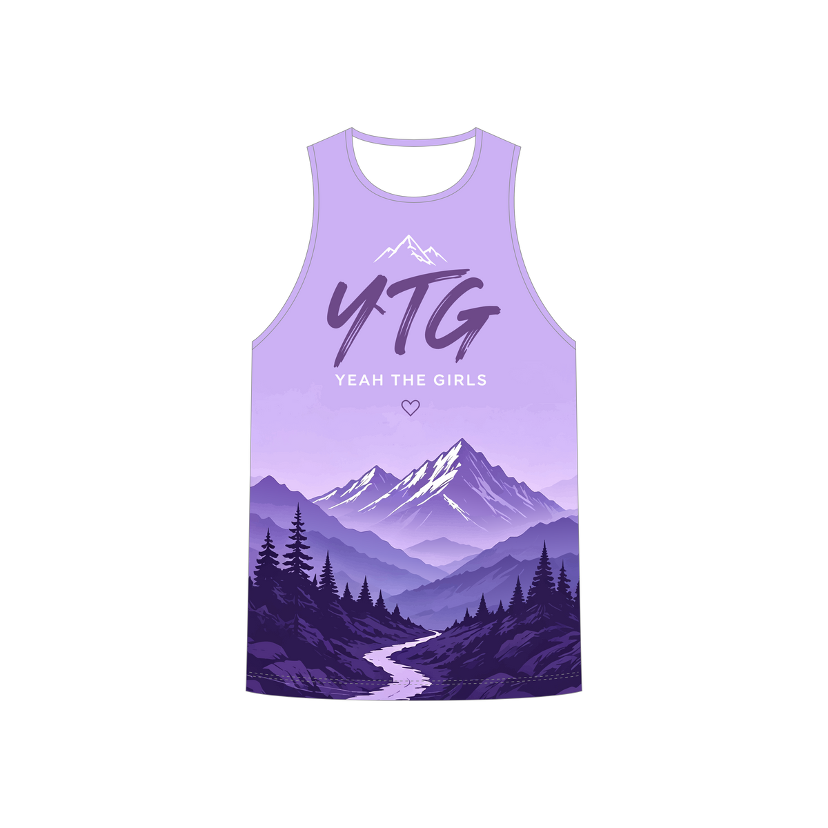Yeah The Girls RUN CLUB | RunTek Racer Back Singlet
