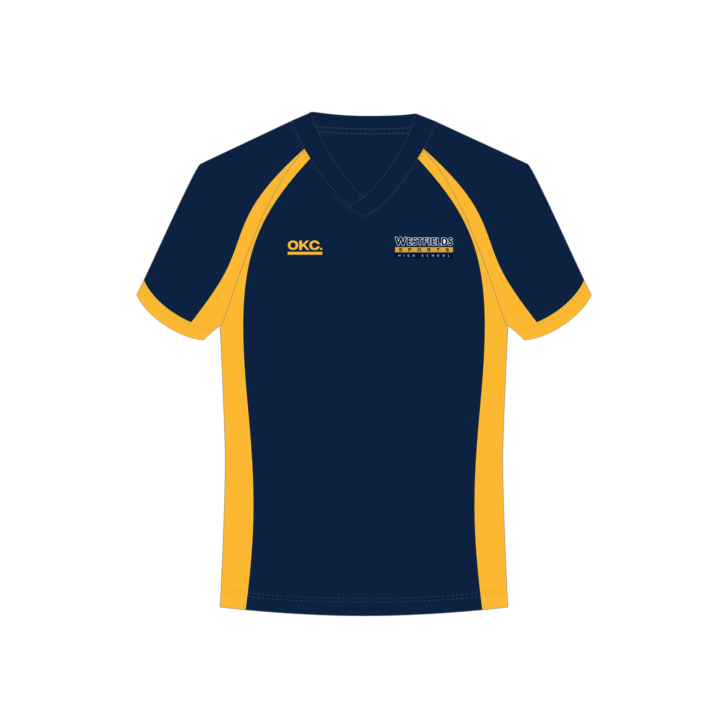 Westfield Sports High School - TSP | RUGBY LEAGUE TRAINING TEE vee neck