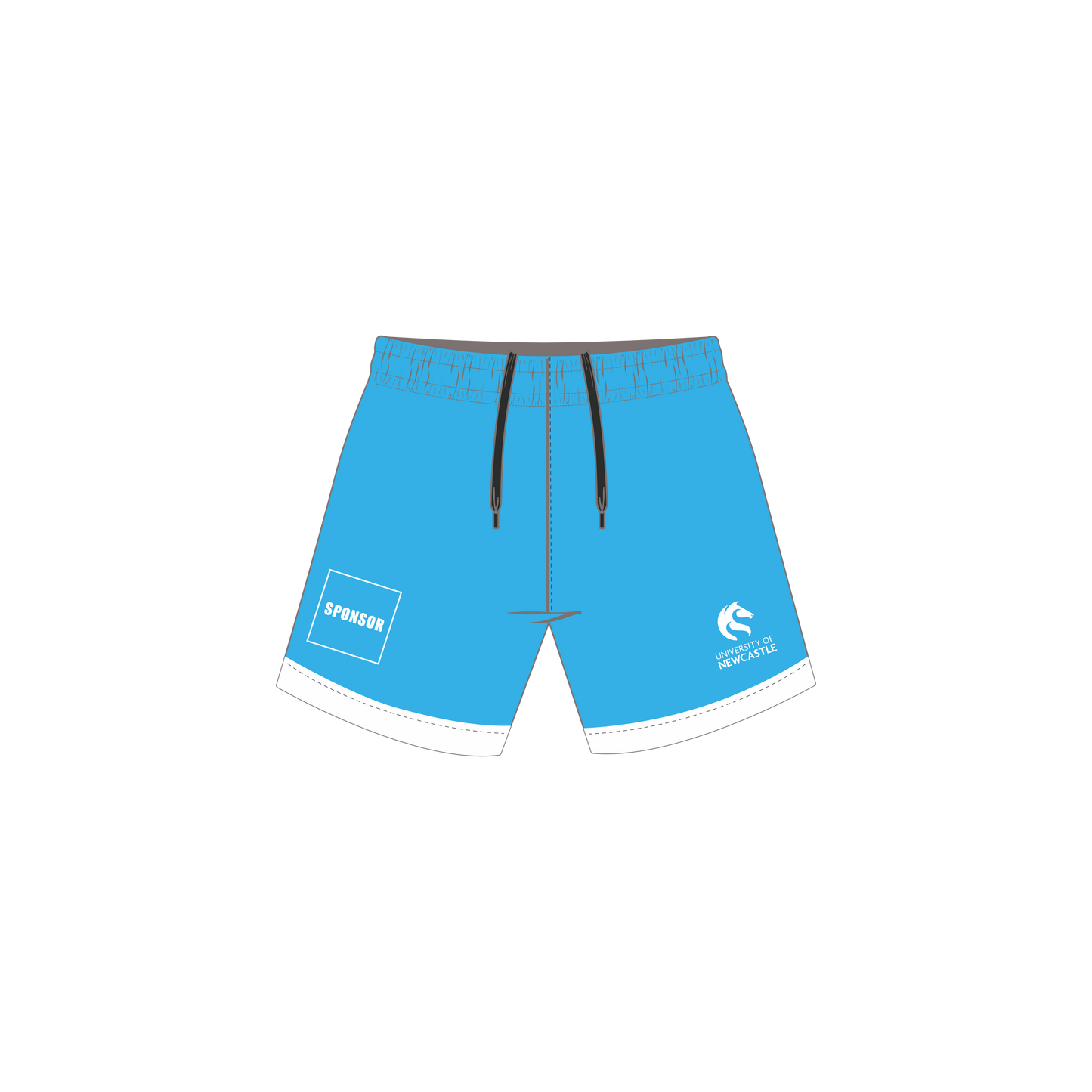 Newcastle UNI - NUSport - CLUBS | ActivTek Mesh Short no pockets (THE HORIZON)