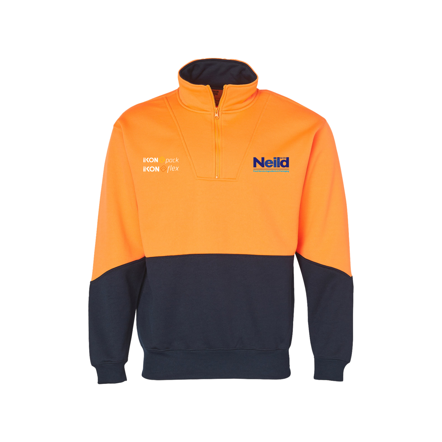 Neild & Co. | HI-Vis Long Sleeve Fleece Sweater