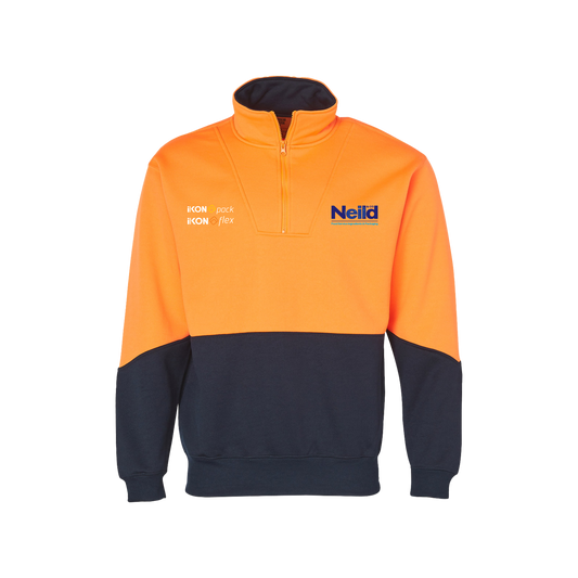 Neild & Co. | HI-Vis Long Sleeve Fleece Sweater